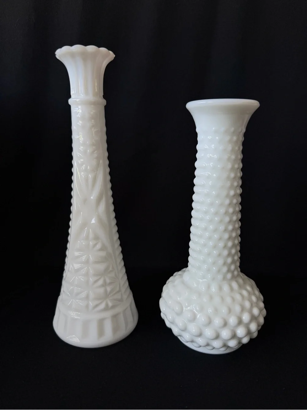 2 Vases - Anchor Hocking & EO Brody